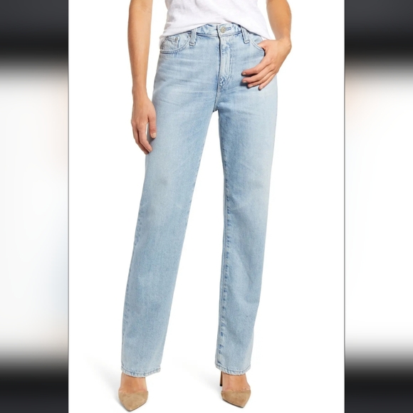 AG Alexxis High-Rise Vintage Straight Jeans - Picture 1 of 12